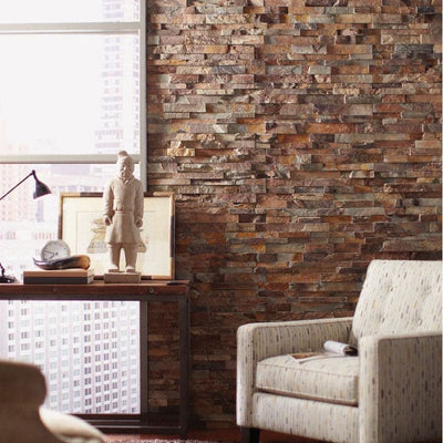 California Gold 6x24 Stacked Stone Ledger Panel - TILE & MOSAIC DEPOT
