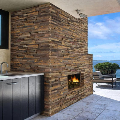 California Gold 6x24 Stacked Stone Ledger Panel - TILE & MOSAIC DEPOT