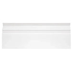 white dolomite baseboard