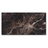 Emperador Dark Spanish Marble 3x6 Polished Tile - TILE AND MOSAIC DEPOT