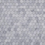Haisa Blue Marble 2x2 Hexagon Honed Mosaic Tile - TILE & MOSAIC DEPOT