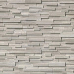 Haisa Light (White Oak) Marble 6X24 3D Design Stacked Stone Ledger Panel - TILE AND MOSAIC DEPOT