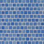 Hawaiian Beach 1X1 Staggered Glass Mosaic Tile - TILE AND MOSAIC DEPOT