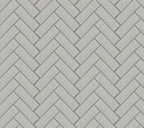 Silver Cloud Glazed Herringbone Porcelain Mosaic Tile - TILE & MOSAIC DEPOT
