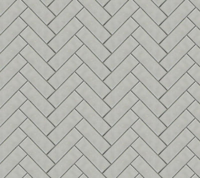 Silver Cloud Glazed Herringbone Porcelain Mosaic Tile - TILE & MOSAIC DEPOT