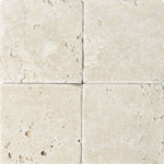 Ivory Travertine 6x6 Tumbled Tile - TILE & MOSAIC DEPOT