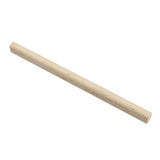 Ivory Travertine 1/2x12 Honed Pencil Liner - TILE & MOSAIC DEPOT