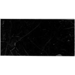 Nero Marquina Marble 3x6 Polished Tile - TILE AND MOSAIC DEPOT