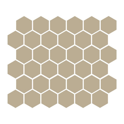 Sand 2″ Hexagon Matte