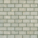 Seagrass Limestone 1x2 Tumbled Mosaic Tile - TILE AND MOSAIC DEPOT