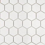 Thassos White Marble 2x2 Hexagon Honed Mosaic Tile - TILE AND MOSAIC DEPOT