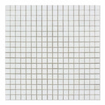 Thassos White Marble 5/8x5/8 Honed Mosaic Tile - TILE & MOSAIC DEPOT